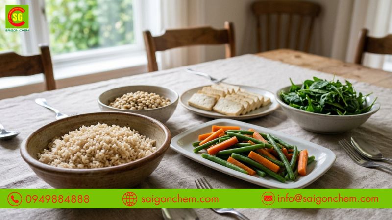 Mùi mực tạo vị hải sản cho món chay