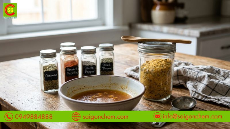 Tạo m&ugrave;i vị đậm đ&agrave; cho nước d&ugrave;ng 