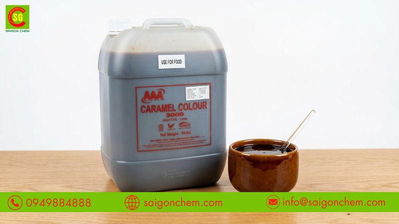 Nâu caramel giúp thực phẩm có màu sắc hấp dẫn hơn