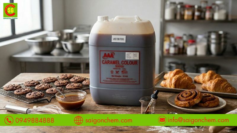 Sử dụng đúng tỷ lệ giúp màu nâu caramel lên màu đẹp