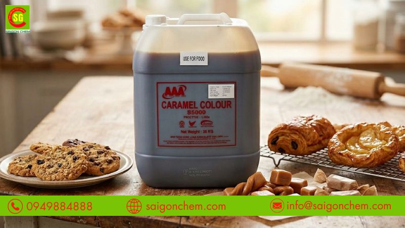 Nâu caramel S5000 giúp bánh kẹo có màu sắc hấp dẫn hơn