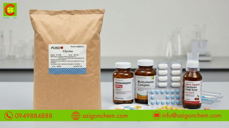 Dùng trong thuốc và siro dược phẩm