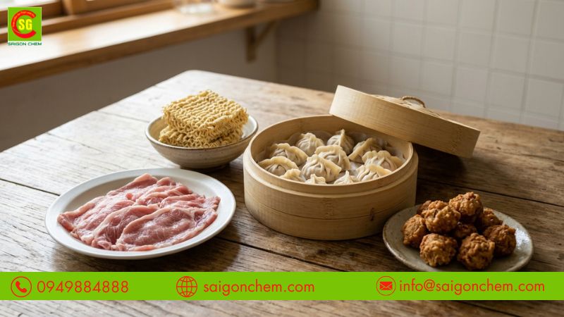 Hương thịt heo dùng trong mì ăn liền và đồ hộp
