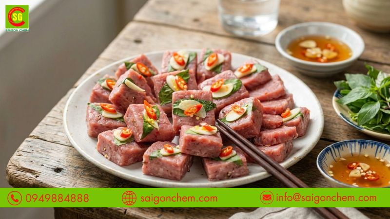 Đường nho hỗ trợ l&ecirc;n men v&agrave; ổn định m&agrave;u nem chua