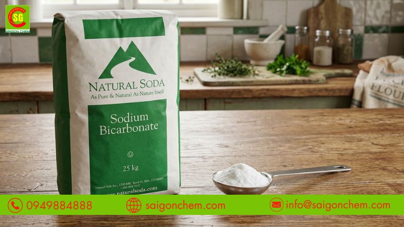 Baking soda hỗ trợ tạo xốp và điều chỉnh pH