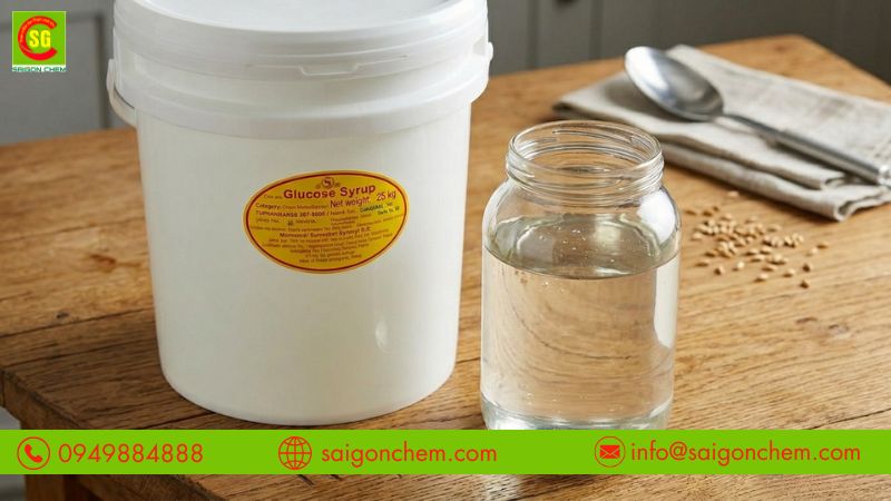 Glucose Syrup gi&uacute;p tạo ngọt v&agrave; tăng độ kết d&iacute;nh thực phẩm 