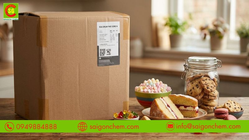 Bột l&ograve;ng trắng gi&uacute;p b&aacute;nh kẹo mềm xốp hấp dẫn hơn
