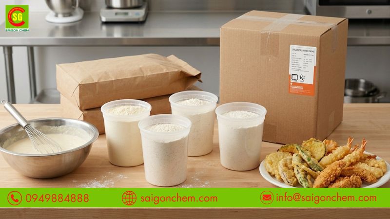 Bột trứng được dùng trong thực phẩm chế biến sẵn