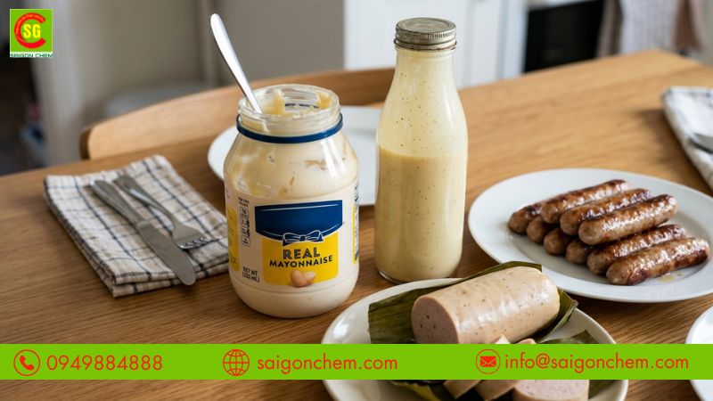 Bột l&ograve;ng đỏ hỗ trợ nhũ h&oacute;a trong sản xuất nước sốt
