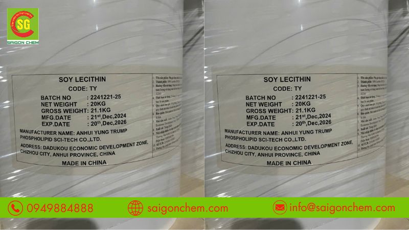 Ứng dụng của chất nhũ hóa lecithin