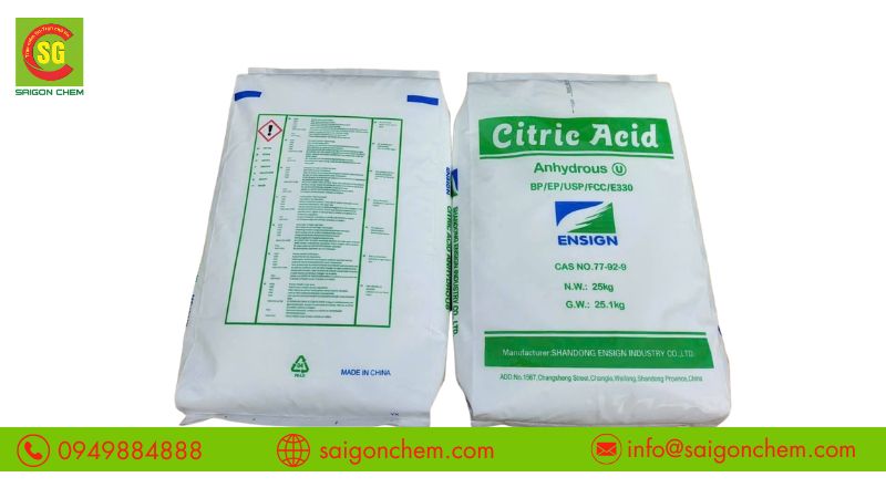 Citric acid khan e330